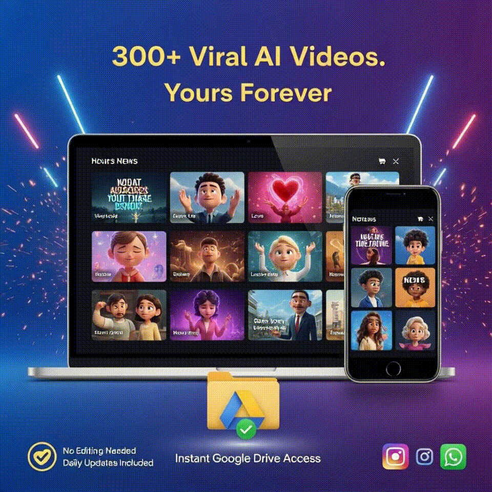 🔥 Viral AI Video Pack – Lifetime Access + Daily Updates