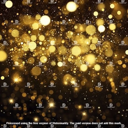 Golden Christmas Luxury Glitter Background Image courtesy by MidJourney.