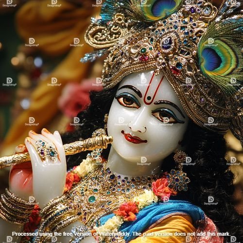 Hindu Lord Krishna Image courtesy by MidJourney.