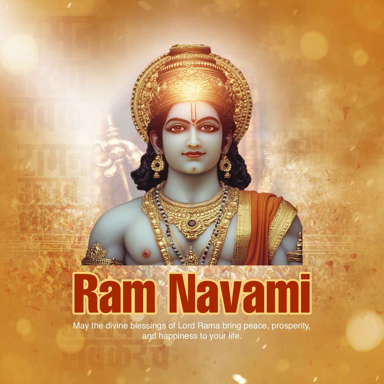 Ram Navami Post psd file