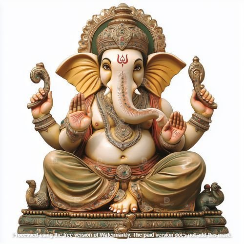 Blessings of Lord Ganesh images Image courtesy by MidJourney.